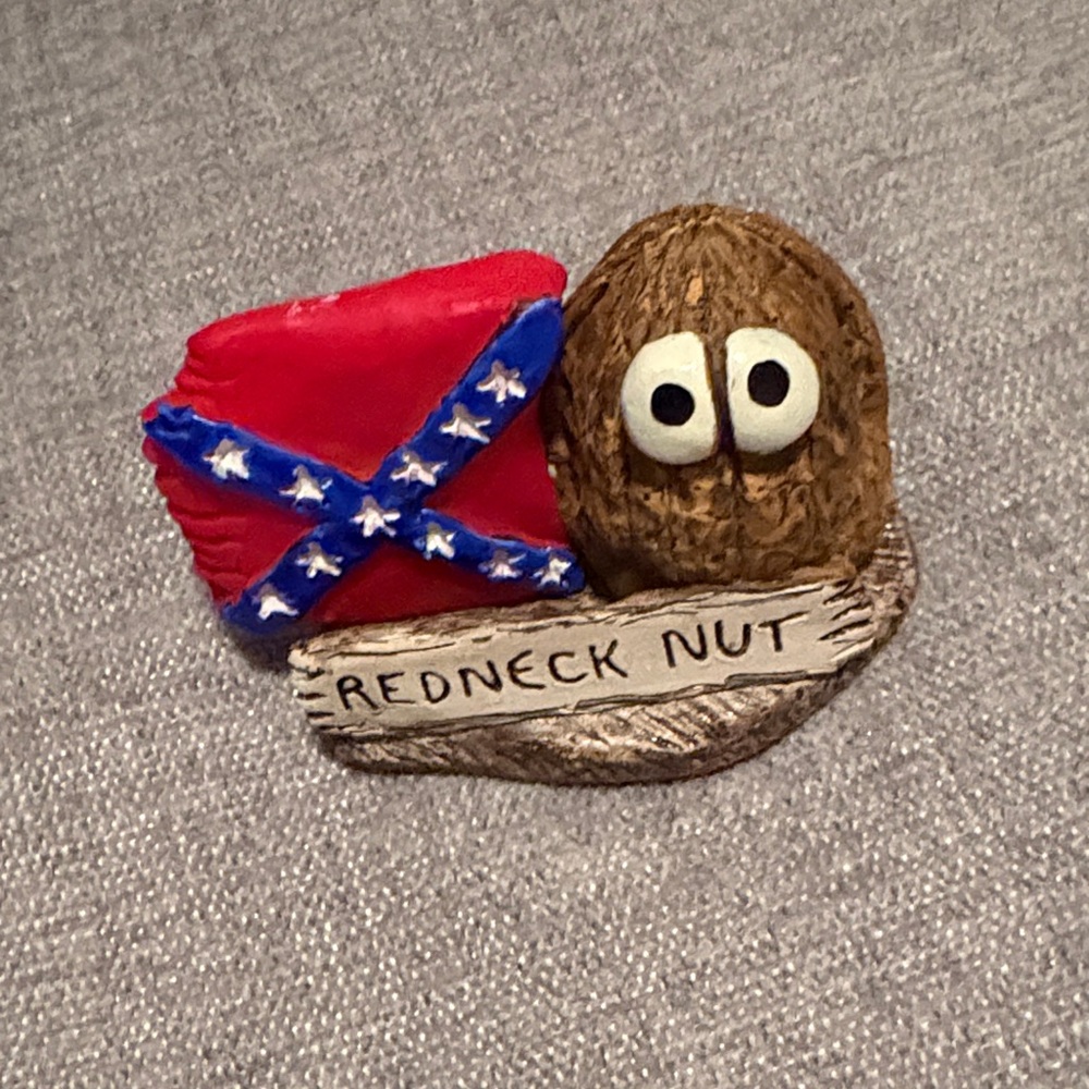Redneck Nut Decorative Figurine - Red & Brown Home Accent